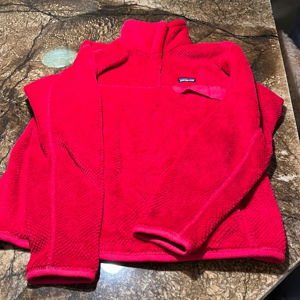 Patagonia Retool snap pullover. Womens large.
